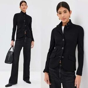 Rag & Bone Slade Takisada Superfine Japanese Knit‎ Wool Blazer Size 8